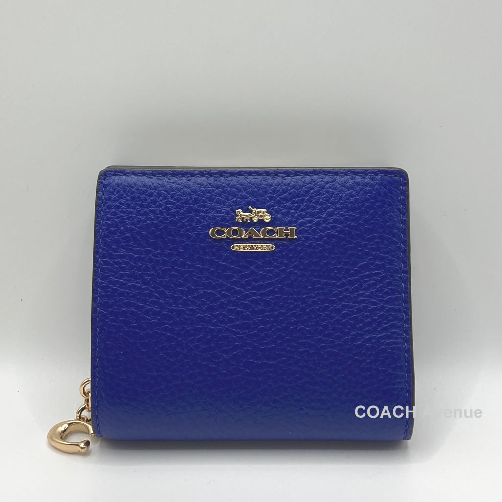 コーチ COACH C2862 ペブル レザー スナップ スモール ウォレット