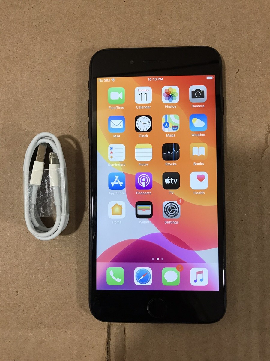 Apple iPhone 7 Plus - 128GB - Jet Black (Unlocked) A1661 (GSM/CDMA