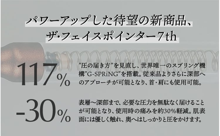 数量限定】The FACE POiNTER 7th 取り扱い開始！ [G-12006] /美顔