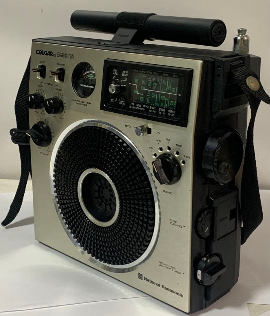 National Panasonic COUGAR115 5バンドラジオ