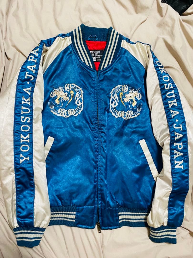 JUNGLE STORM 日本限定 YOKOSUKA サテン スカジャン 龍 - メルカリ