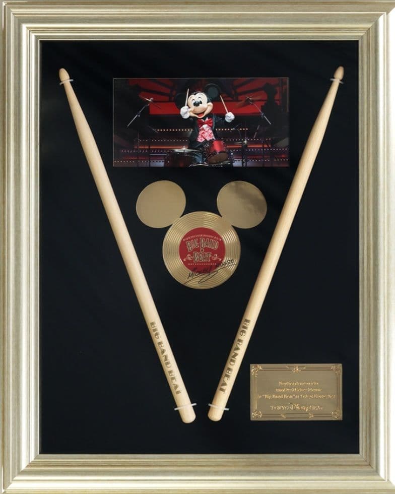 ビッグバンドビート ドラムスティック 8/1 BBB ドラムミッキー ドラムスティック（レプリカ）サイン入