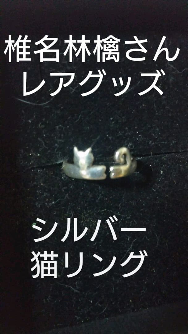 【レア】椎名林檎さん『シルバー猫リング』 年末久しぶりに紅白観てて、椎名林檎さすがのかっこよさ。手元の