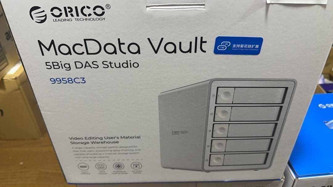 ORICO HDDケース 5台 デイジーフェイス機能付き