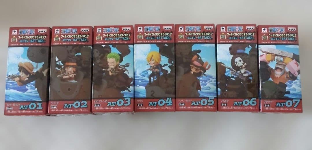 ワンピース フィギュア 7体セット　ミニメリー号ATTACK 楽天市場】ワンピース ワールドコレクタブルフィギュア ミニメリー号